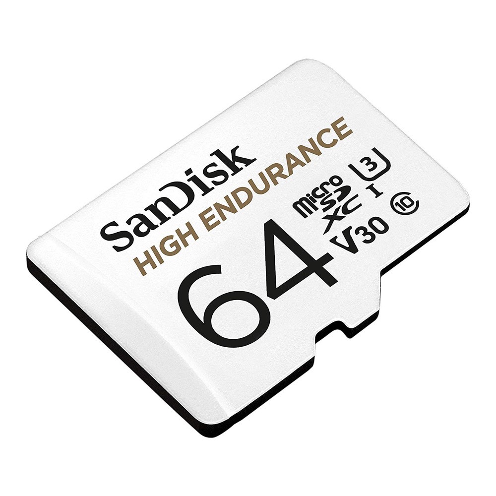 เมมโมรี่การ์ด SanDisk High Endurance MicroSDXC Class 10 64GB (SDSQQNR_064G_GN6IA) White