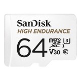 เมมโมรี่การ์ด SanDisk High Endurance MicroSDXC Class 10 64GB (SDSQQNR_064G_GN6IA) White