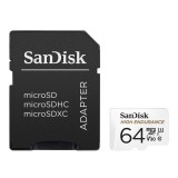 เมมโมรี่การ์ด SanDisk High Endurance MicroSDXC Class 10 64GB (SDSQQNR_064G_GN6IA) White