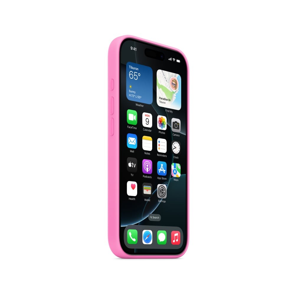 Apple iPhone 16 Pro Max Silicone Case with MagSafe - Peony