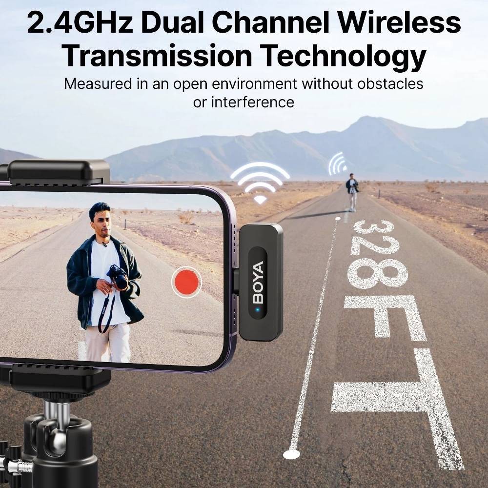 ไมโครโฟน BOYA V10 Wireless for USB-C V2.0 (1TX+1RX)
