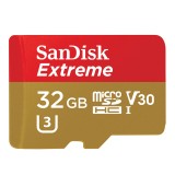 เมมโมรี่การ์ด SanDisk Micro SDHC Extreme 32GB 100MB/s R 60MB/s W (SDSQXAF-032G-GN6MN) Red Gold