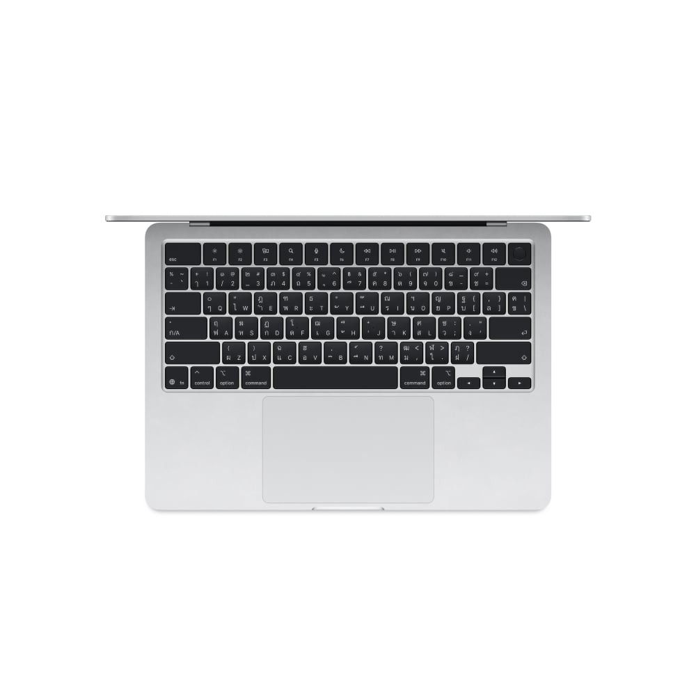 MacBook Air 13 : M4 chip 10C CPU/8C GPU/16GB/256GB Silver-2025 (Eng-Keyboard)