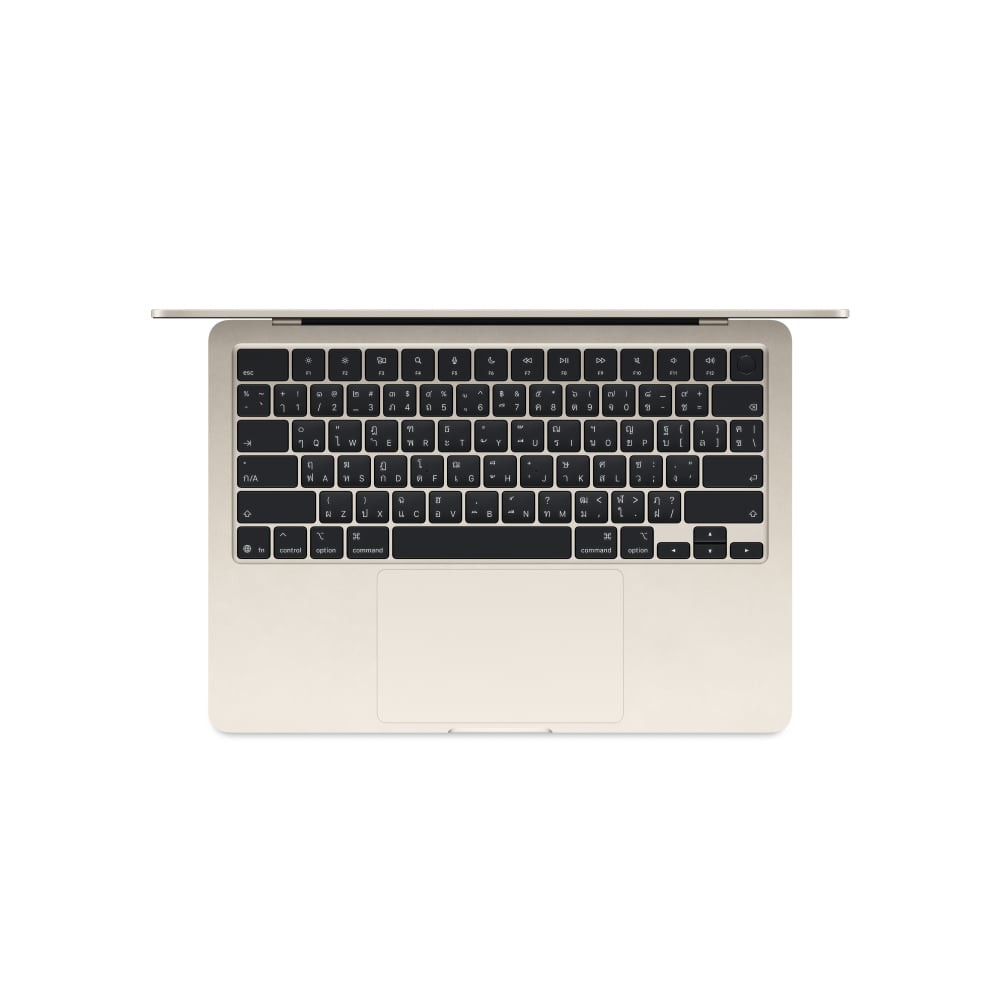 MacBook Air 13 : M4 chip 10C CPU/8C GPU/16GB/256GB Starlight-2025 (Eng-Keyboard)