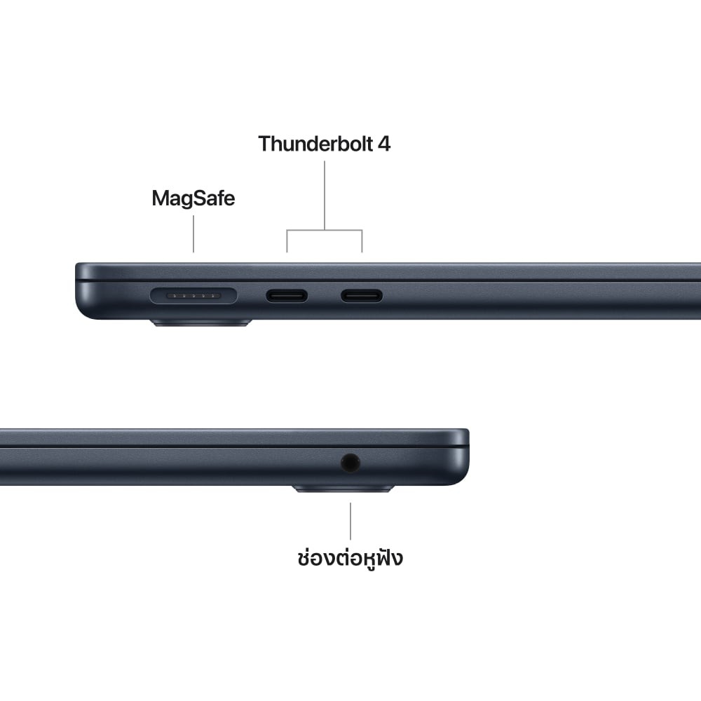 MacBook Air 13 : M4 chip 10C CPU/8C GPU/16GB/256GB Midnight-2025 (Eng-Keyboard)