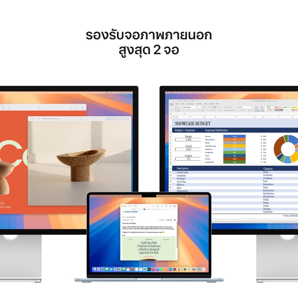 MacBook Air 13 : M4 chip 10C CPU/8C GPU/16GB/256GB Midnight-2025 (Eng-Keyboard)