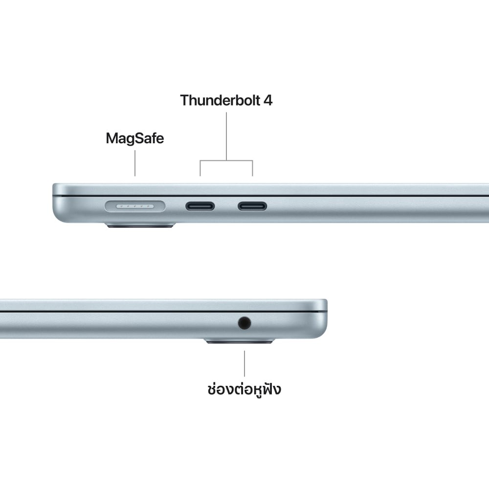 MacBook Air 13 : M4 chip 10C CPU/8C GPU/16GB/256GB Sky Blue-2025 (Eng-Keyboard)