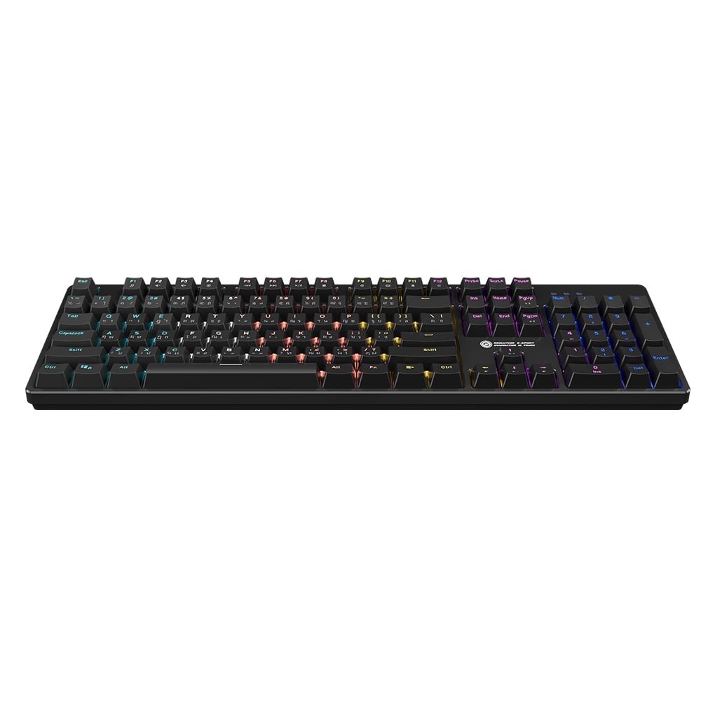 คีย์บอร์ดเกมมิ่ง Neolution E-Sport Gaming Keyboard Mechanical Black ...