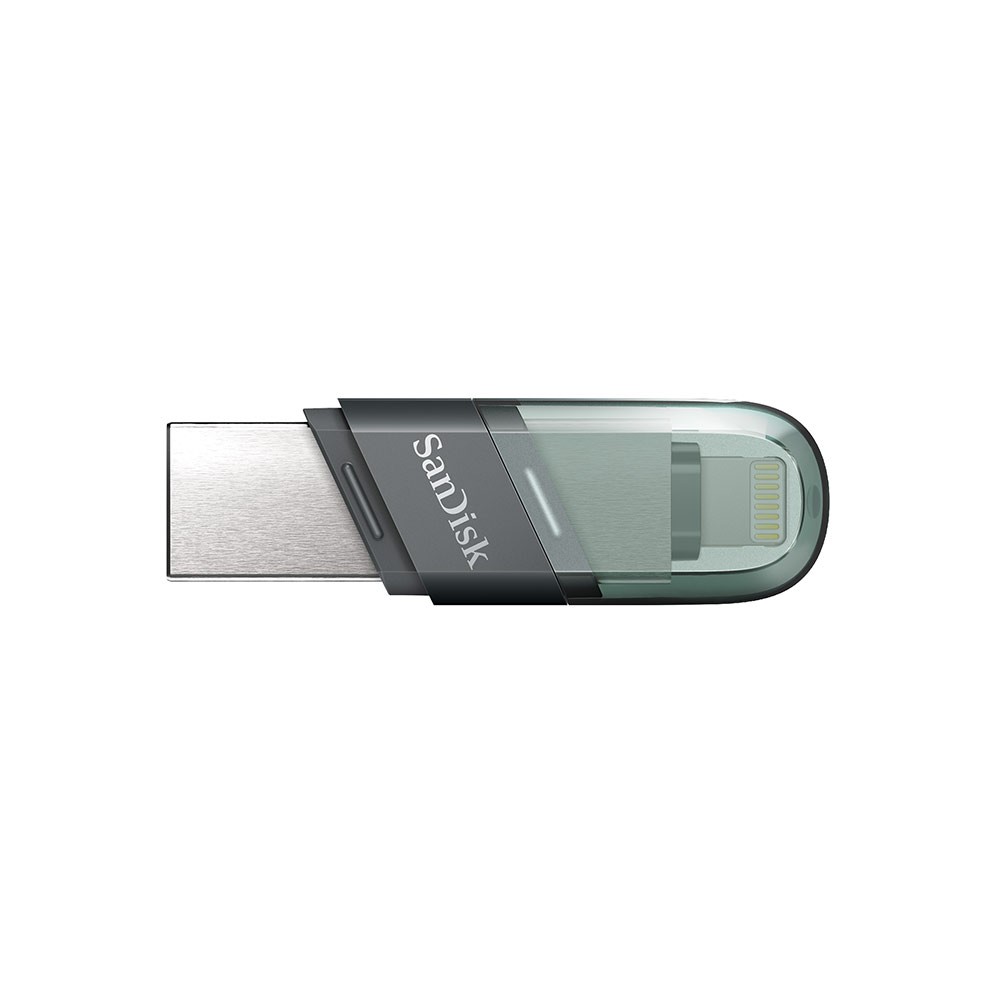 แฟลชไดร์ฟ SanDisk iXpandFlip 128GB USB 3.0 (SDIX90N-128G-GN6NE)