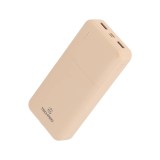 พาวเวอร์แบงค์ TECHPRO 20000 mAh (TP-PB20) Titanium Gold