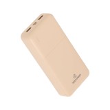 พาวเวอร์แบงค์ TECHPRO 20000 mAh (TP-PB20) Titanium Gold