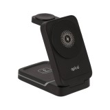 ที่ชาร์จไร้สาย QPLUS 15W Max 3in1 Wireless Charger QI-001 Black