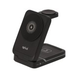 ที่ชาร์จไร้สาย QPLUS 15W Max 3in1 Wireless Charger QI-001 Black