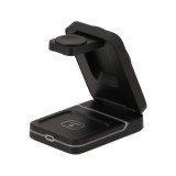 ที่ชาร์จไร้สาย QPLUS 15W Max 3in1 Wireless Charger QI-001 Black