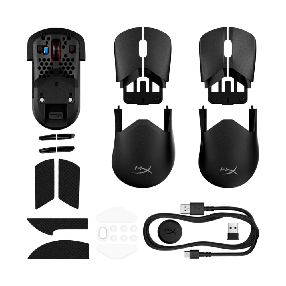 เมาส์เกมมิ่ง HyperX Pulsefire Saga Pro Wireless Black