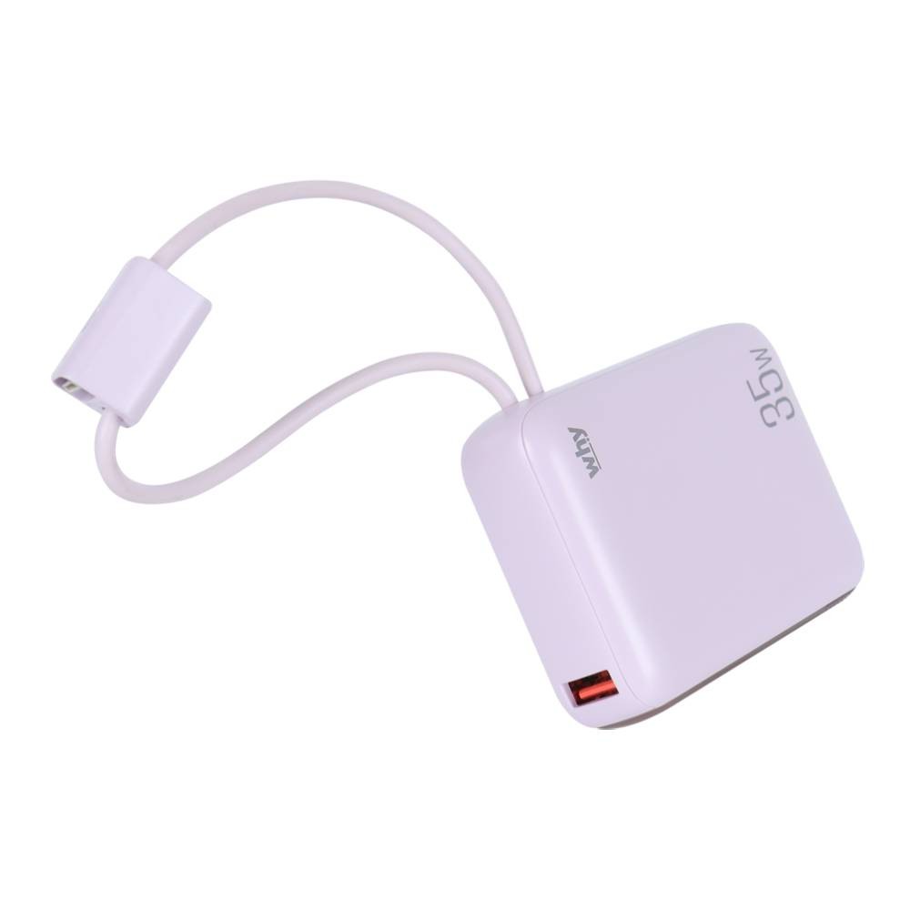 พาวเวอร์แบงค์ WHY 10000 mAh PD35W Puri PB-108E Purple