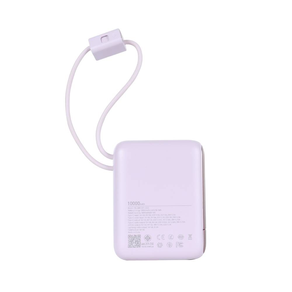 พาวเวอร์แบงค์ WHY 10000 mAh PD35W Puri PB-108E Purple