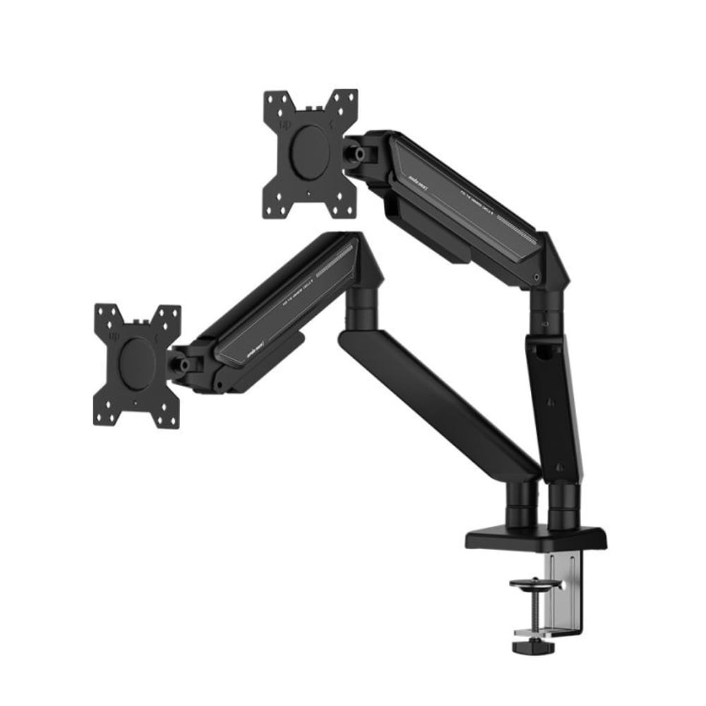 แขนจับจอมอนิเตอร์ ANDA SEAT Dual Monitor Arm Stealth II (AD-W-A6D-2S-BB) Black