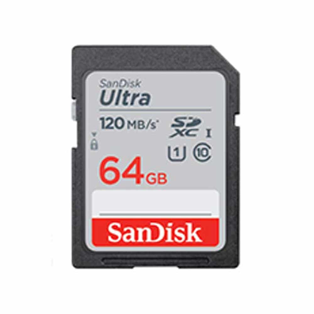 เมมโมรี่การ์ด SanDisk Ultra SDXC SDSDUNC4 64GB 120MB/s R C10 (SDSDUN4-064G-GN6IN)
