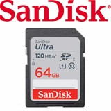 เมมโมรี่การ์ด SanDisk Ultra SDXC SDSDUNC4 64GB 120MB/s R C10 (SDSDUN4-064G-GN6IN)