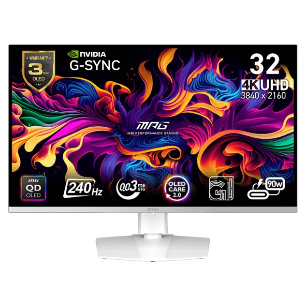 จอมอนิเตอร์ MSI MPG 321URXW Gaming Monitor (QD-OLED 4K 240Hz G-SYNC)