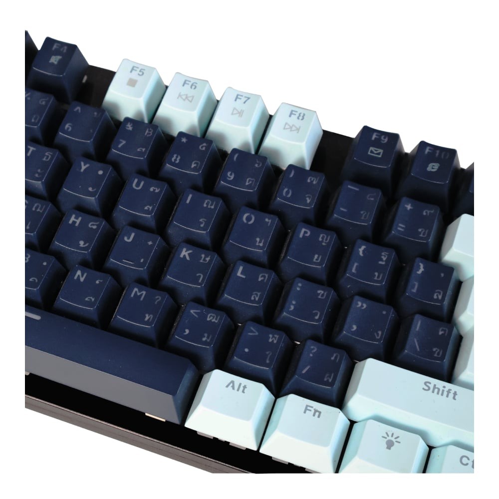 คีย์บอร์ดเกมมิ่ง Fantech Mechanical MK889S Navy Blue (Blue Switch) Key Thai