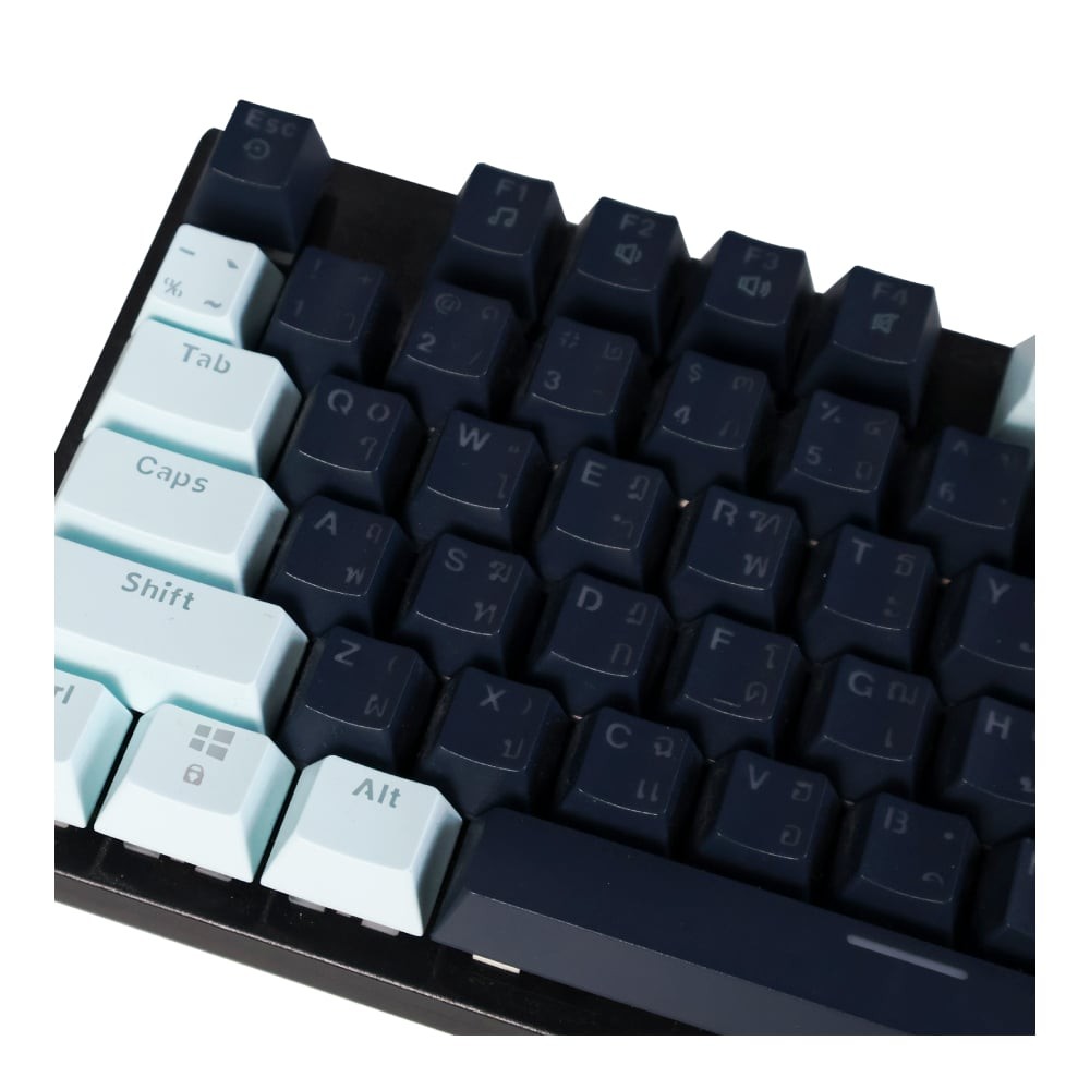 คีย์บอร์ดเกมมิ่ง Fantech Mechanical MK889S Navy Blue (Blue Switch) Key Thai