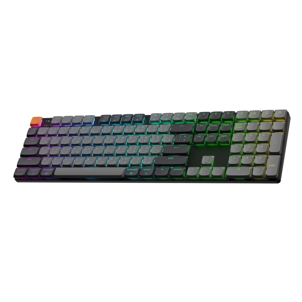 คีย์บอร์ดเกมมิ่ง Keychron K5X Hot-Swappable QMK/VIA RGB Backlight Red Switch