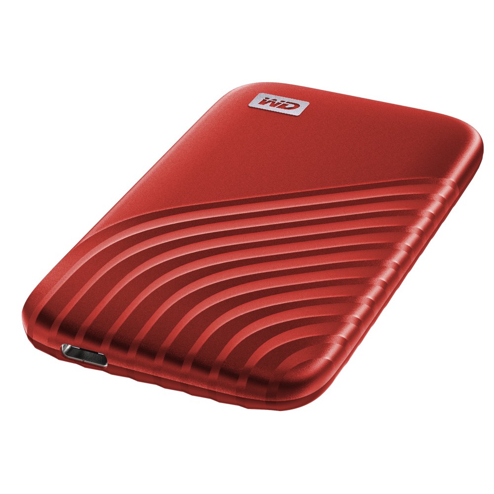 ฮาร์ดดิสก์ WD SSD Ext 2TB My Passport Type-C USB 3.2 Red