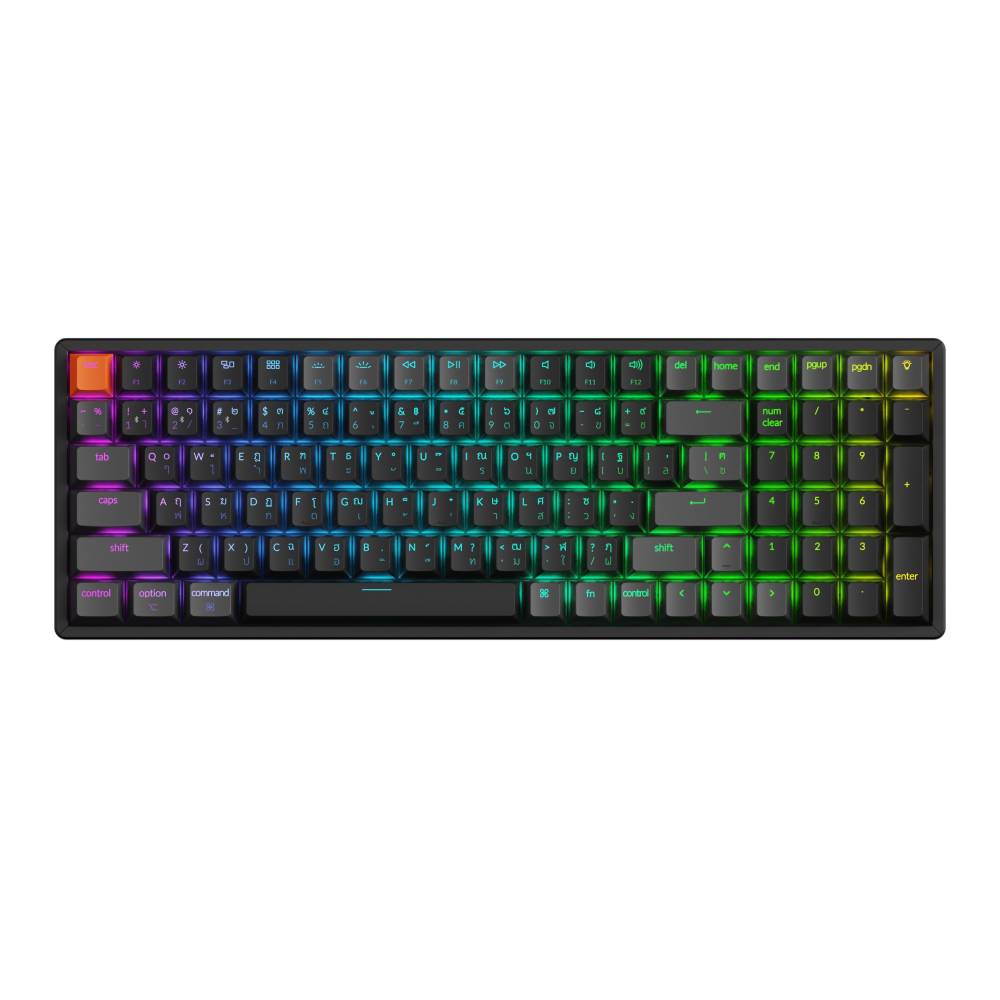 Rotanium Backlight Key คีย์บอร์ดเกมมิ่ง Keychron K4X Hot-Swappable QMK/VIA RGB Backlight ...