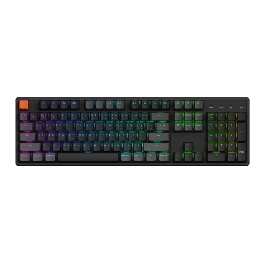 คีย์บอร์ดเกมมิ่ง Keychron K10X Hot-Swappable QMK/VIA RGB Backlight Banana Switch