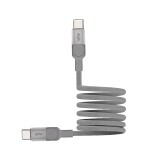 สายชาร์จ WHY USB-C to USB-C Magnetic Cable 65W 1.2เมตร Silver (UC-4041C)