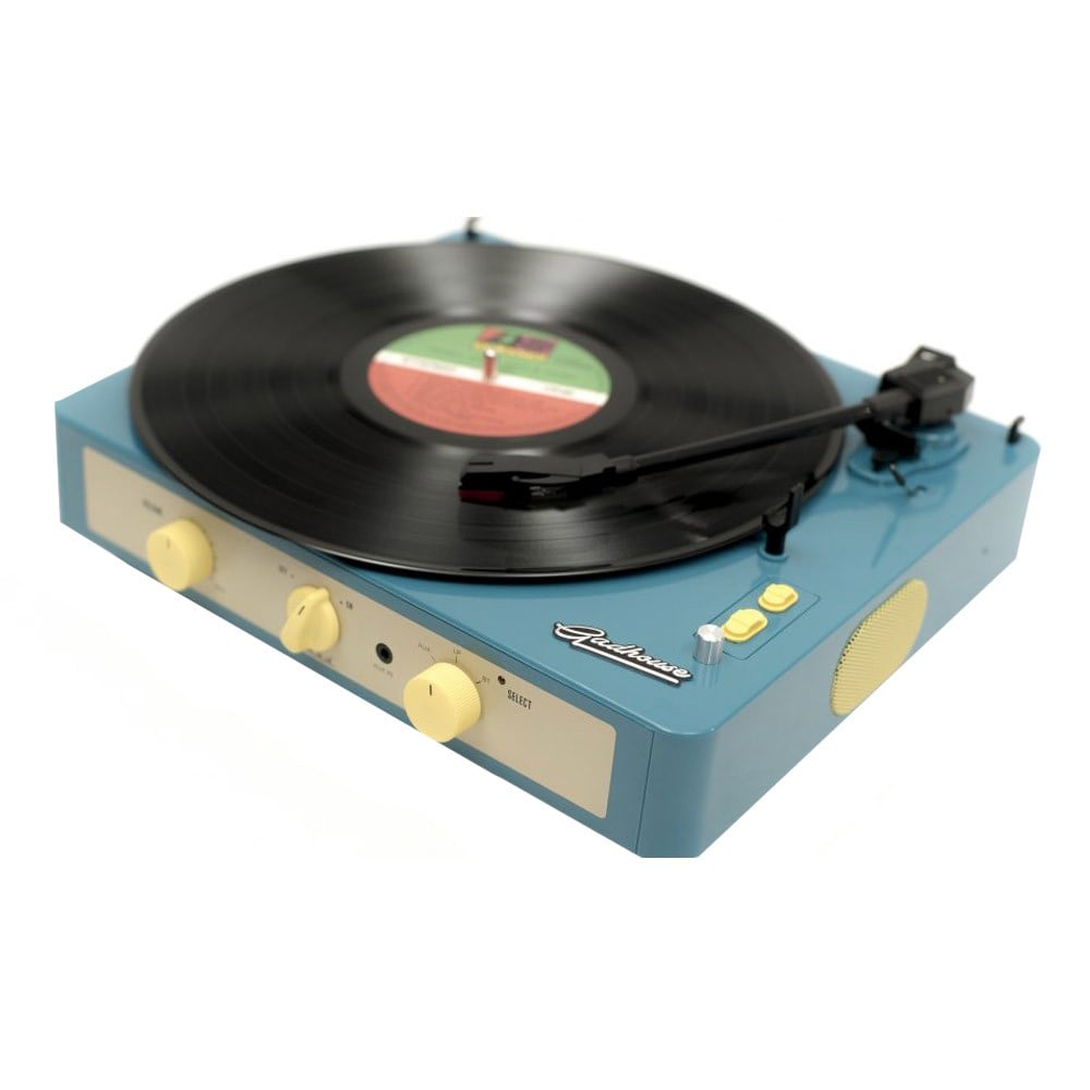 เครื่องเล่นแผ่นเสียง GadHouse Turntable Brad Retro Green