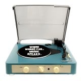 เครื่องเล่นแผ่นเสียง GadHouse Turntable Brad Retro Green