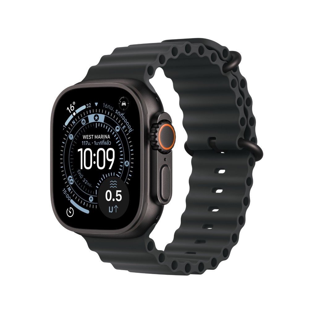 Apple Watch Ultra 3 GPS + Cellular 49mm Black Titanium Case with Black Ocean Band