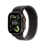 Apple Watch Ultra 3 GPS + Cellular 49mm Black Titanium Case with Black/Charcoal Trail Loop - M/L