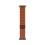 Apple Watch 49mm Terra Cotta Alpine Loop - Large - Black Titanium Finish