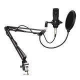 ไมโครโฟน Signo Gaming Condenser Microphone MP-701 Black