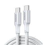 สายชาร์จ Ugreen USB-C to USB-C 100W 2M. White