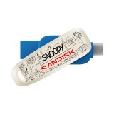 SanDisk X Snoopy แฟลชไดร์ฟ Phone Drive 256GB USB 3.2 Gen 1 (Blue)
