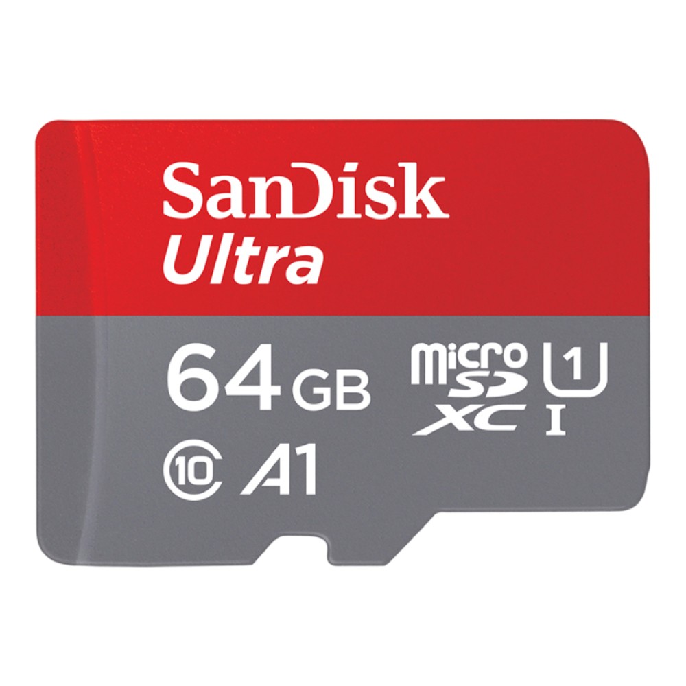 เมมโมรี่การ์ด SanDisk Ultra microSDXC C10 A1 U1 UHS-I 140MB/s R 64GB (SDSQUAB-064G-GN6MN)
