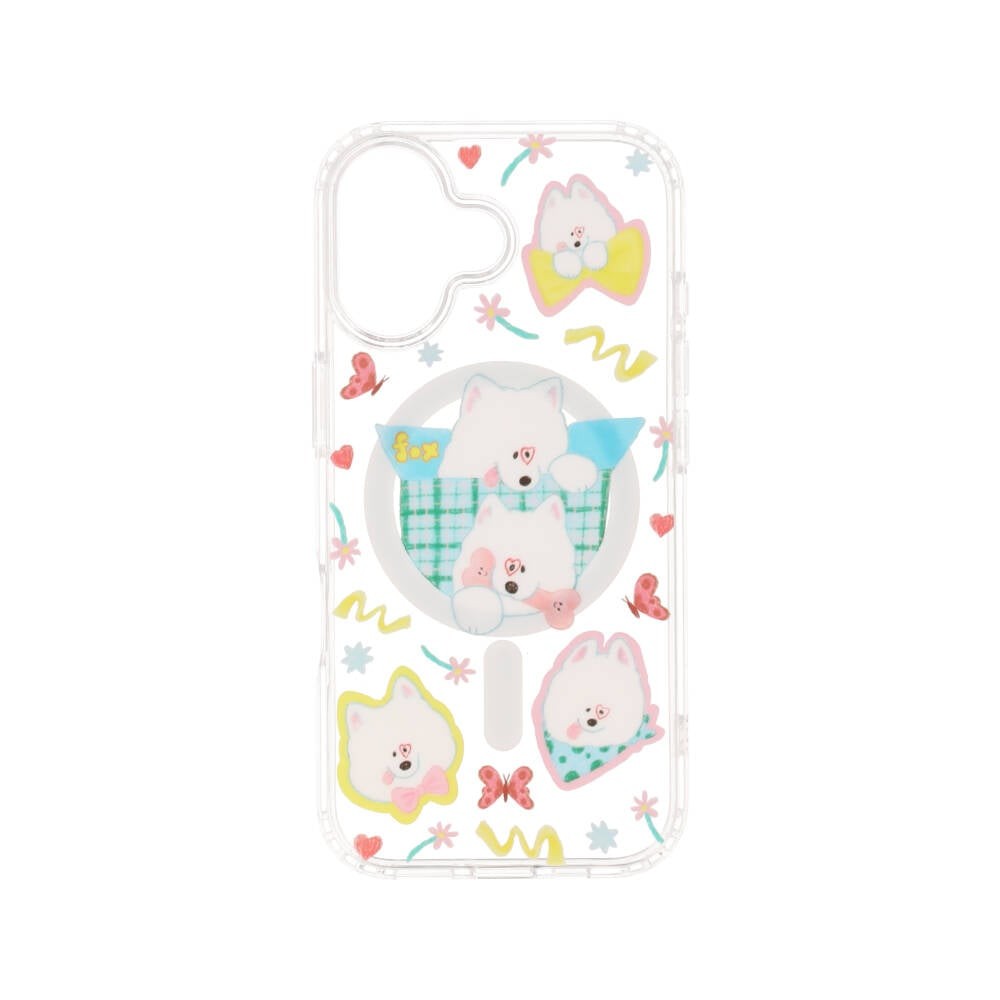FOX x WORAPEACH เคส iPhone 17 Samoyed Magnetic