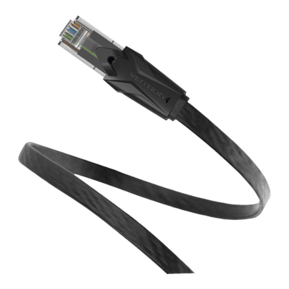 สายแลน Vention Flat Cat6 UTP Patch Cable 5M. Black