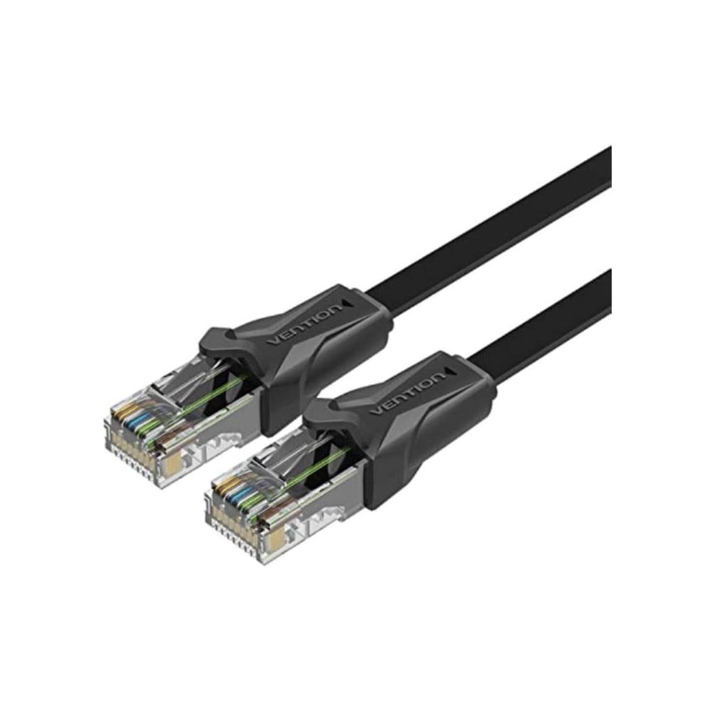 สายแลน Vention Flat Cat6 UTP Patch Cable 3M. Black