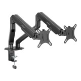 แขนจับจอมอนิเตอร์ ERGONOZ Dual Monitor Arm (EEZ-PYROZ-D-B) Black