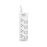 ปลั๊กไฟ Anitech TIS Plug 3600W 4 Socket 4 Switch 3M. H7134 White