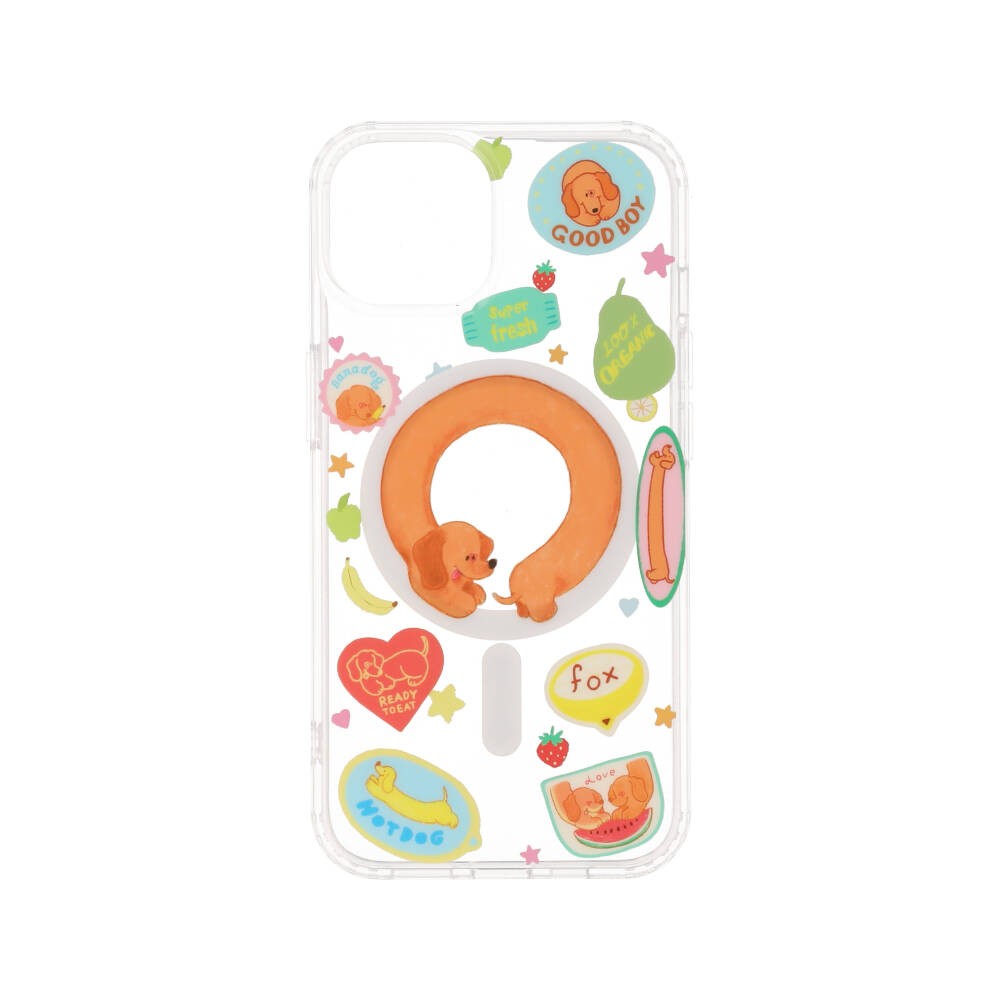 FOX x WORAPEACH เคส iPhone 13/14 Dachshund Magnetic