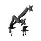 แขนจับจอมอนิเตอร์ Brateck Dual Monitor Arm (LDT46-C024E) Black
