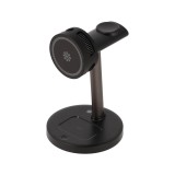 ที่ชาร์จไร้สาย TECHPRO 3 in 1 Magnetic with Cooling Stand Black
