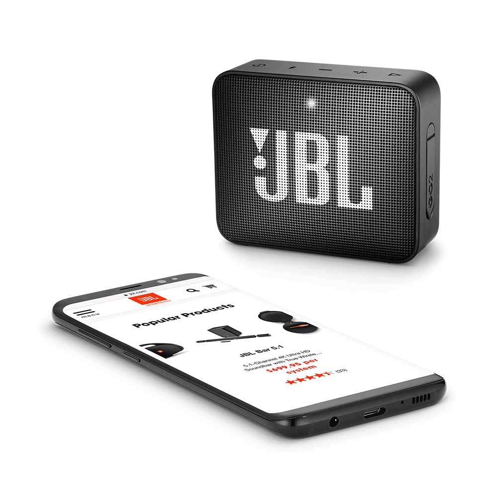 ลำโพงบลูทูธ JBL Go 2 Black